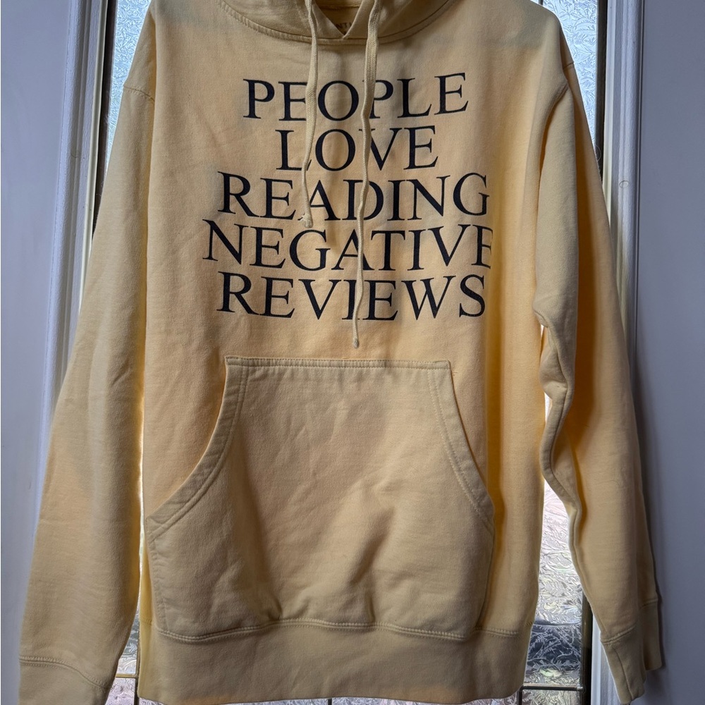 Anti Social Social Club Yellow Graphic Hoodie